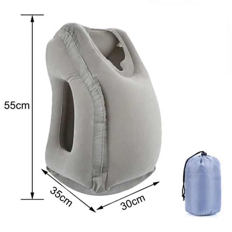 Inflatable Air Cushion Travel Pillow - FairyBox